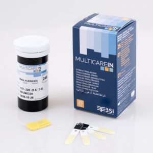 tiras para control de triglicéridos con el Multicare In Pro, vendidas en ortopedia conde
