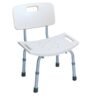 Silla de ducha con respaldo