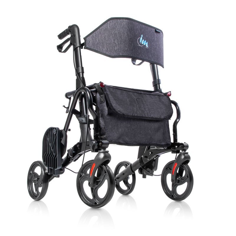 Andador y silla de ruedas 2 en 1 para personas mayores Magnus Plus. Indispensable - Imagen 2