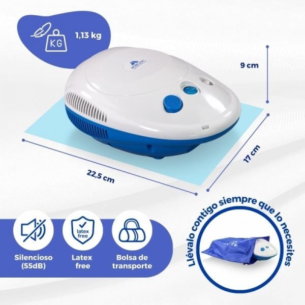 Nebulizador portátil con compresor gama NEV - Imagen 15