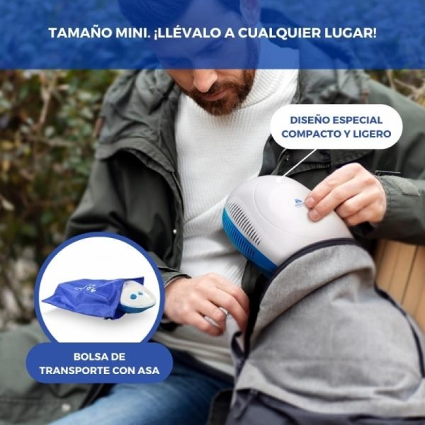 Nebulizador portátil con compresor gama NEV - Imagen 10