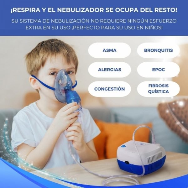 Nebulizador portátil con compresor gama NEV - Imagen 5