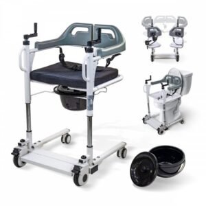 Silla de Transferencia con Inodoro Willy, Altura Regulable